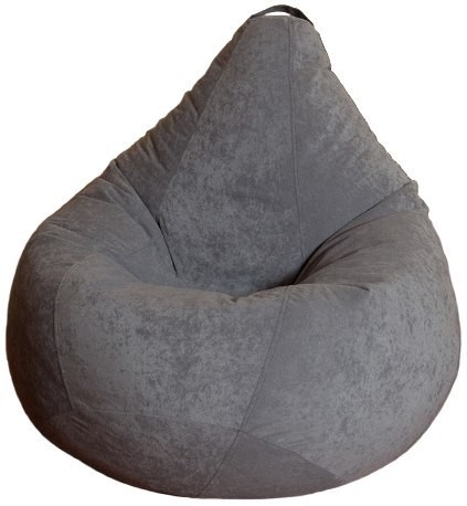 Мягкое кресло серого цвета