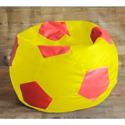 Жёлто розовый бескаркасный мяч