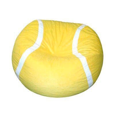 Кресло в виде теннисного мяча