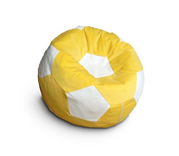 Яркий жёлто белый мешок мяч