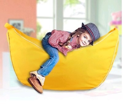 Купить детское кресло мешок банан для ребёнка