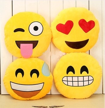 Купить подушку смайлик Emoji