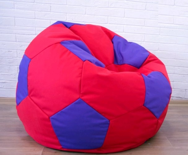Кресло мешок футбольный мяч из уличной ткани