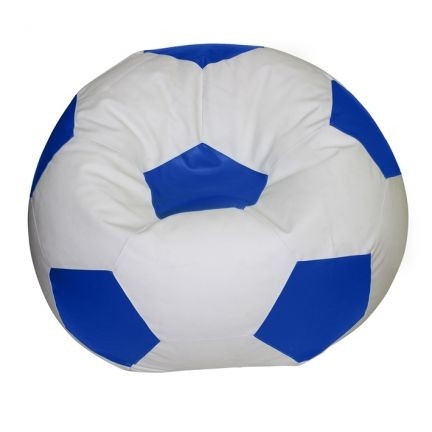 Бело синий мяч из Кож-зама