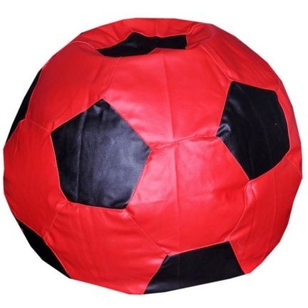 Красно чёрный кресло мешок мяч из Кож-зама