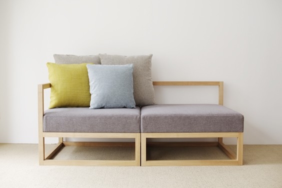 Купить модульный диван из массива дерева в стиле ЛОФТ