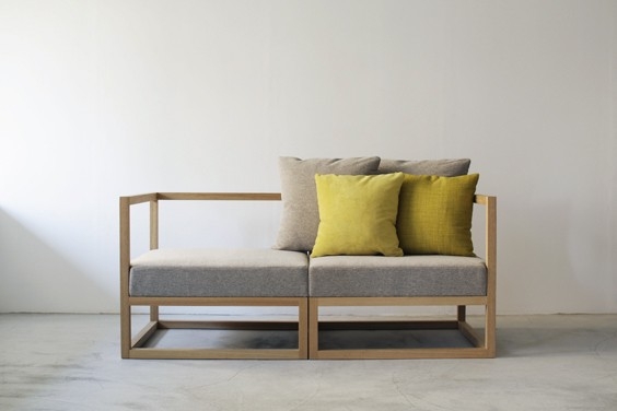 Купить модульный диван из массива дерева в стиле ЛОФТ