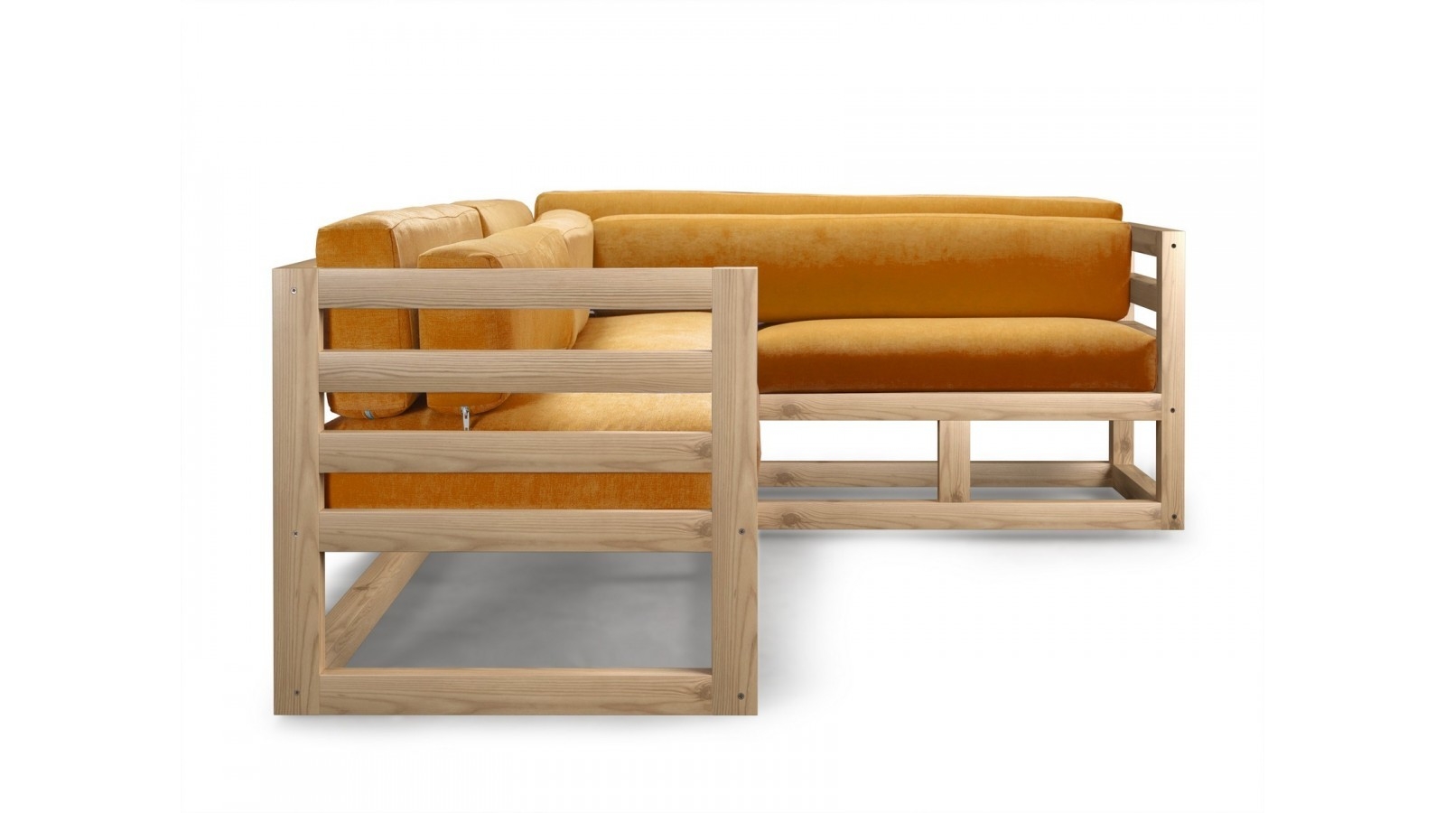 Купить угловой диван в стиле LOFT из дерева