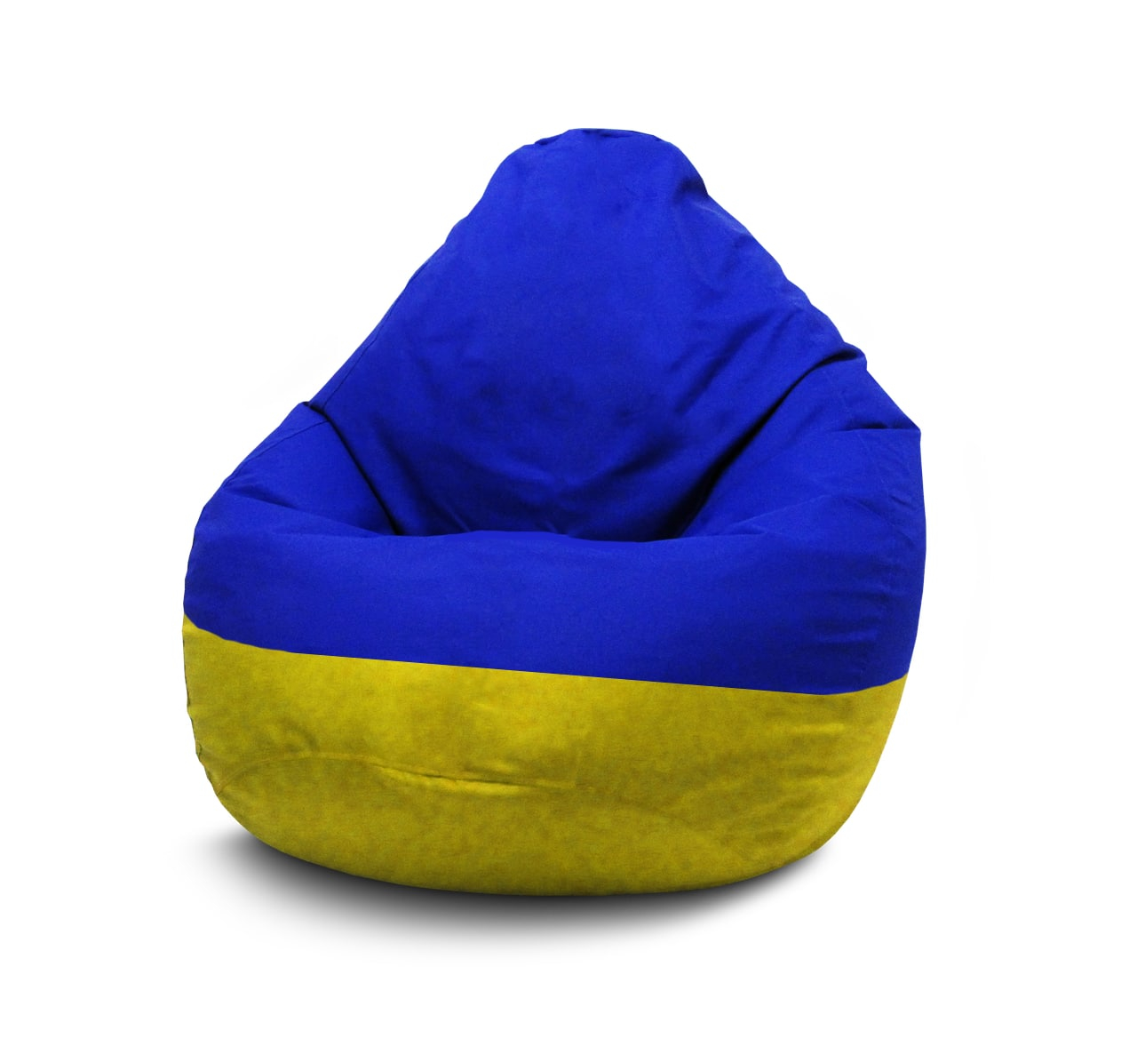 Кресло мешок груша сине желтая патриотичная