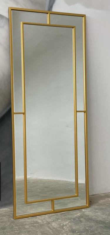 Зеркало напольное LOFT в стиле золотой цвет каркаса