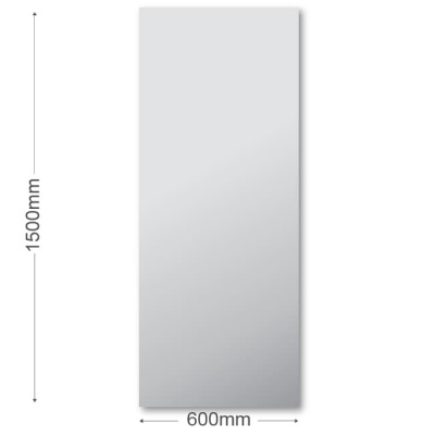 Купить вертикальное прямоугольное зеркало для ванной комнаты высота 150 см ширина 60 см
