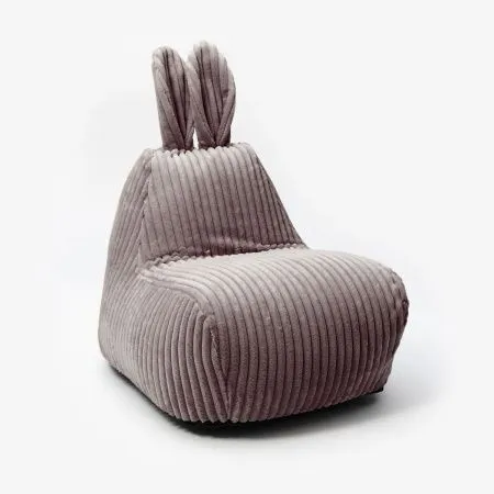 Купить детское мягкое кресло мешок в виде зайчика