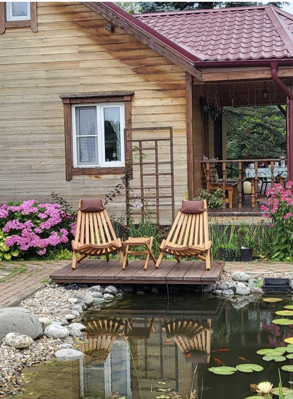 Деревянные кресла для природы в стиле LOFT