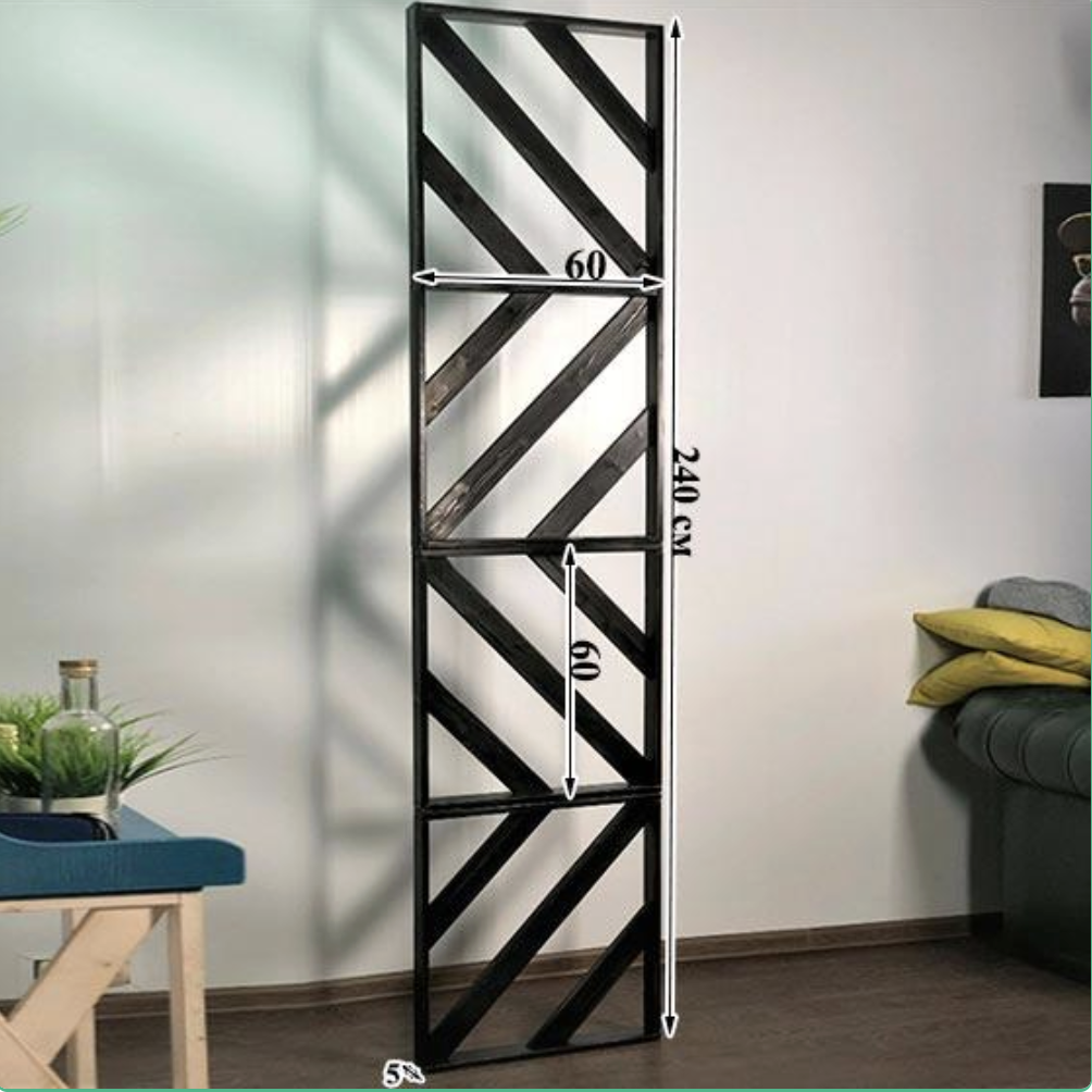 Дизайнерская перегородка для комнаты в стиле минимализм