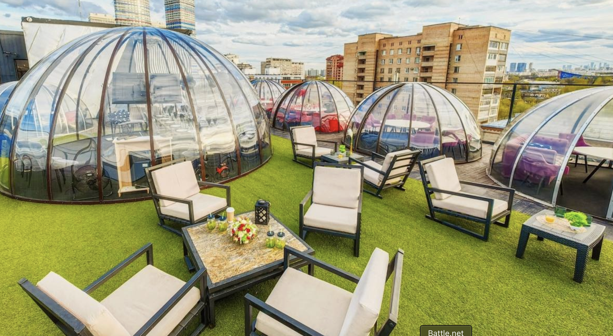 Беседка прозрачная из монолитного поликарбоната