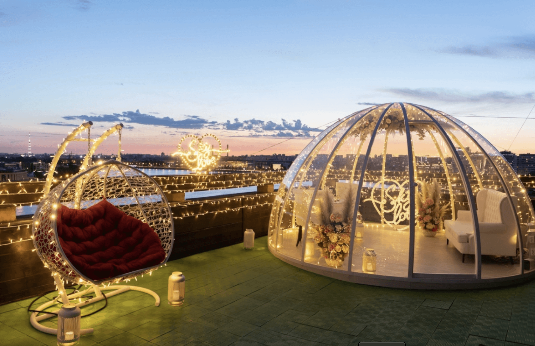 беседка купольная прозрачная